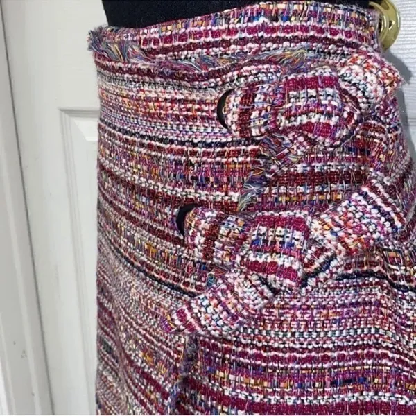 Halogen Tweed Multi-Colored Mini Skirt(Size 2 Petite) - Image 5