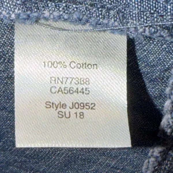 J.‎ Crew Faux-Wrap Chambray Dress - Image 8