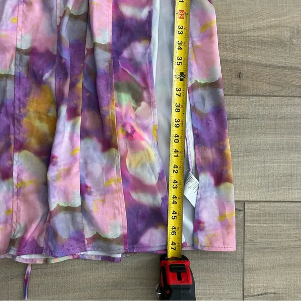 Urban Outfitters Purple Watercolor Sleeveless First Light Midi Slip Dress NWT M - Image 13