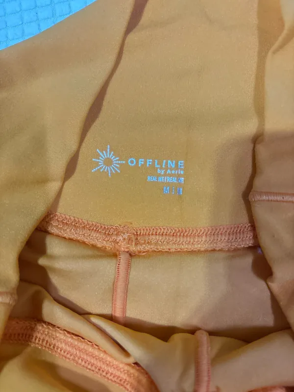 OFFLINE by Aerie cross over shorts (orange) - Image 2