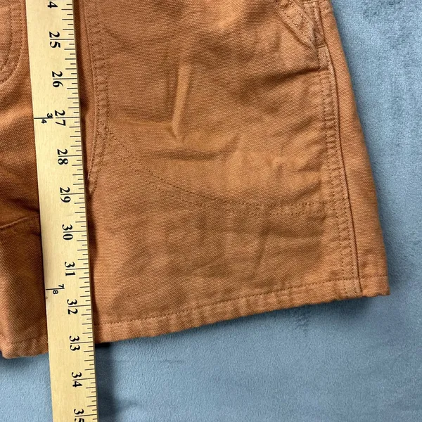 Patagonia Stand Up Shortalls S Umber Brown Organic Cotton Canvas Overalls - Image 4