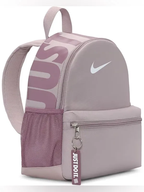 Nike Mini Backpack - Violet and White - Image 2