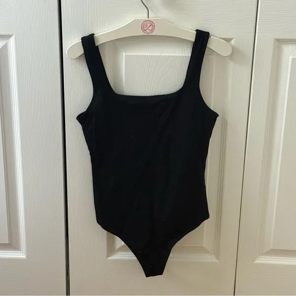 Abercrombie and Fitch Soft A&F Black Bodysuit - Image 2