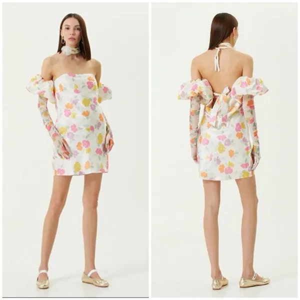 New For Love & Lemons Hazel Mini Dress Size L - Image 2