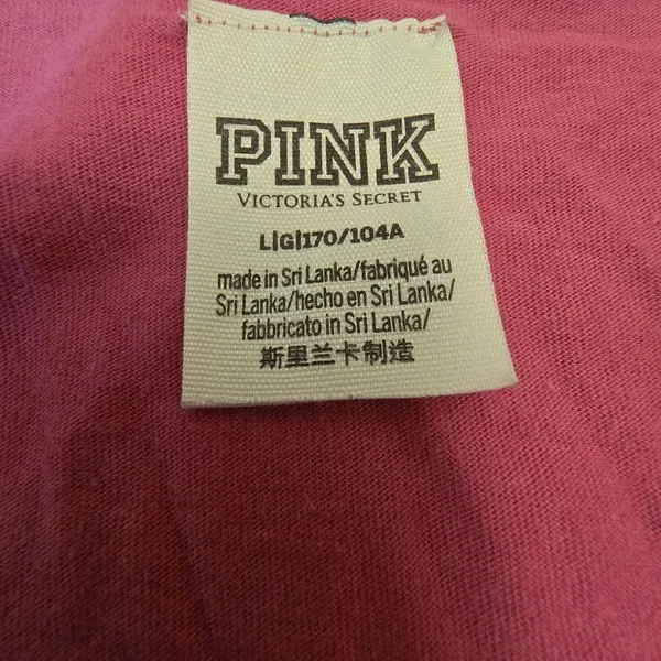 {L} Victoria's Secret Crisscross Tee Magenta - Image 8