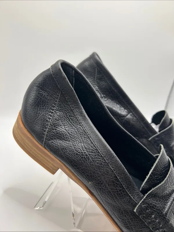 Free People x Jeffrey Campbell pebbled leather Kiltie Moc toe loafer size 8 M - Image 3