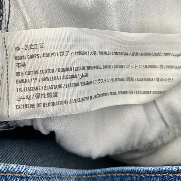Abercrombie & Fitch 90s Straight Ultra High Rise Crossover Jeans Blue‎ 29 8R - Image 9
