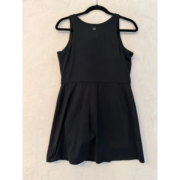 GapFit Active Tank Dress Womens Medium Black NWT Tennis Pickleball Exercise Mini - Image 6