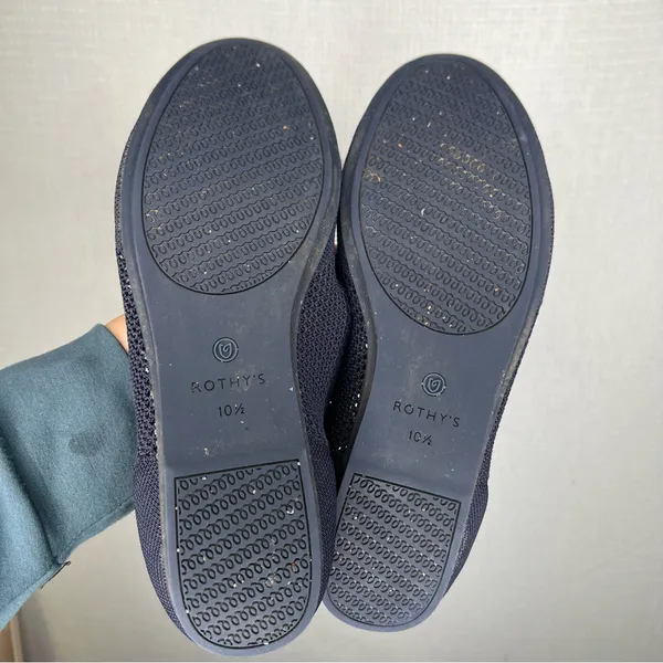 Rothy’s | Navy Blue‎ Slip On Round Toe Flats Woman’s 10.5 - Image 4