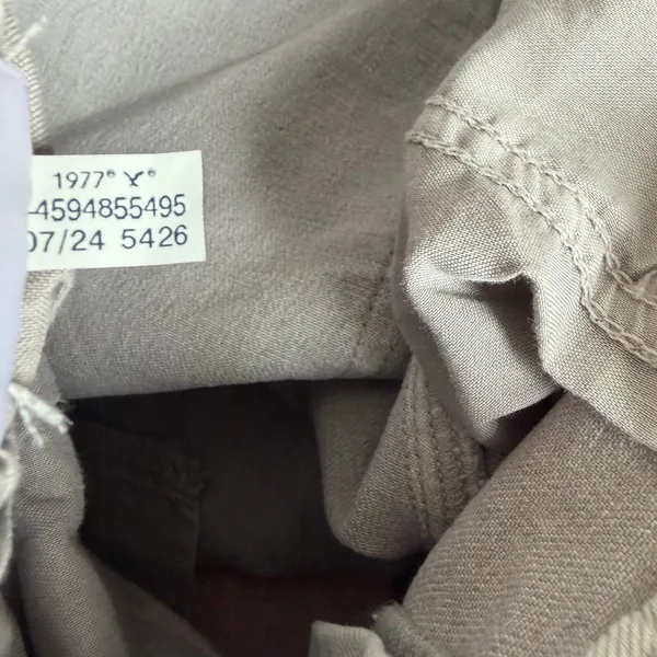 American Eagle Stretch Stovepipe Jeans High-Waisted‎ Grey Colored Denim Size 10 - Image 11