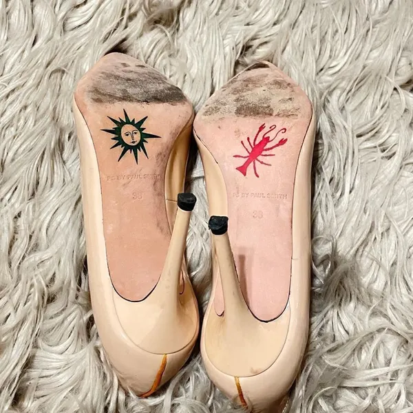 P S Paul Smith Keira Heels size 38 (8) Tan - Image 4