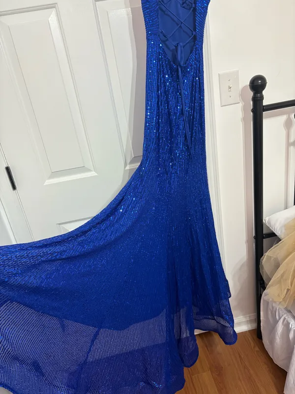 Prom dress Blue Size 0 - Image 5