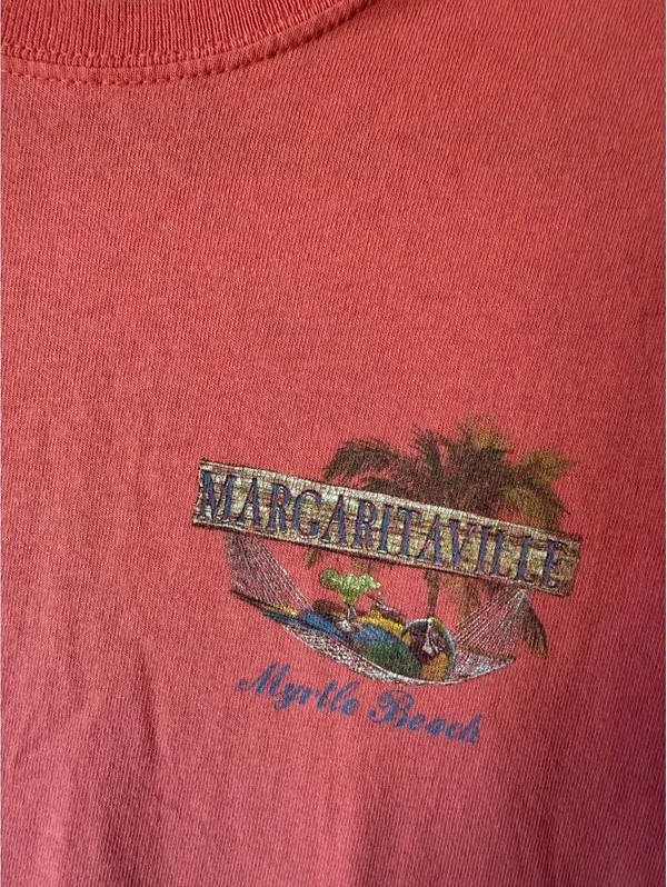 Margaritaville Myrtle Beach Livin' for the Weekend Parrot Graphic T-Shirt - Image 4