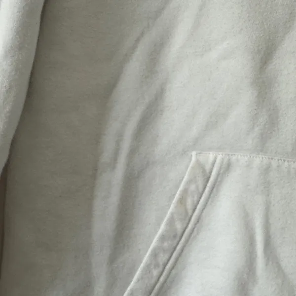 adidas White Pullover Hoodie with Small Logo - Image 5