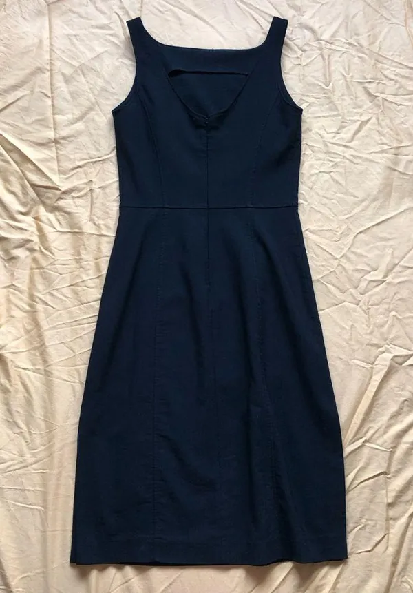Express LBD Dress Black Midi Small 3/4 - Image 5