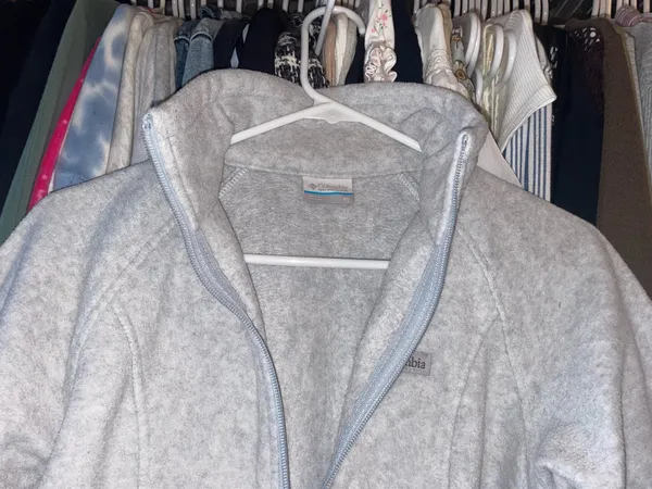 Grey Columbia Fleece Jacket - Image 3