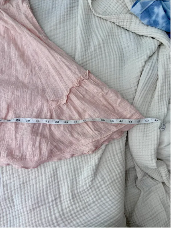Women's Unbranded Pink Mini Dress, Size M, Cotton - Image 6