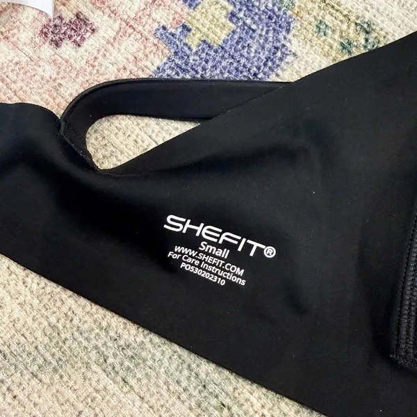 Shefit Womens Full Coverage Everyday Bra Small Comfort Wire Free Black - Image 4