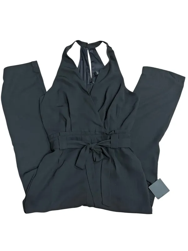 Lulus black jumpsuit women’s haltertop size XS belted - Image 2