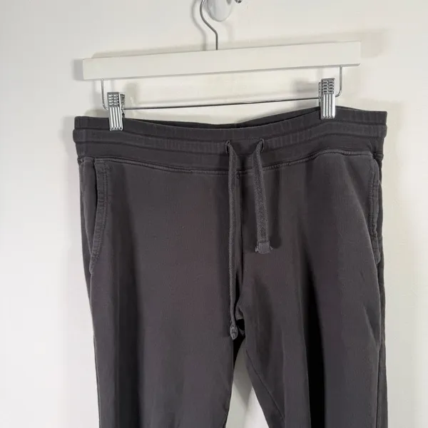 American Giant French‎ Terry Jogger Sweatpants Black Lounge READ Womens Medium - Image 3