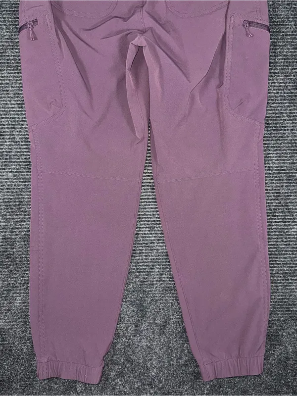 Duluth Trading Co NWT Women Flexpedition Joggers Elderberry Purple 10x28.5 Nylon - Image 6