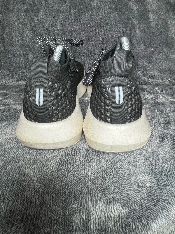 NOBULL Allday Knit Mens 9 / Womens 10.5 Black Athletic Running Training Shoes - Image 4