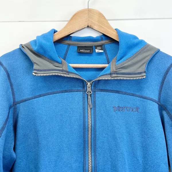 Marmot Khami Full Zip Jacket Womens Small Hooded Outdoor Layer Hiking Utility‎ - Image 14