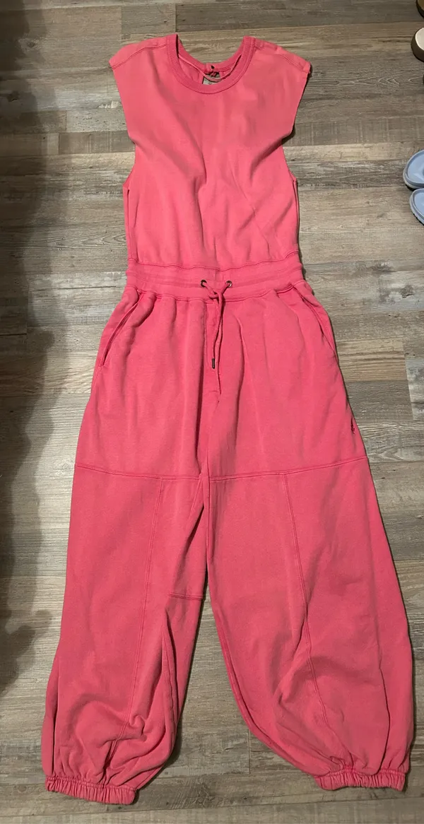 Free People Movement Throw And Go Onesie in Claret Pink - Image 3