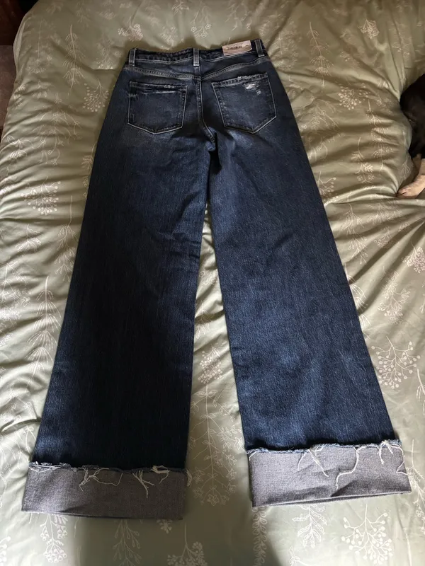 Cuffed jeans Blue Size 25 - Image 2