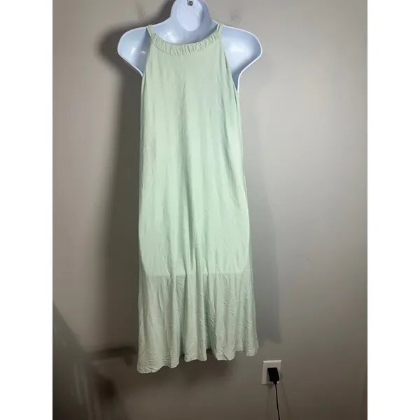 COS Mint Green Lyocell Relaxed Midi Maxi Dress Womens Size Small 0291619-3‎ - Image 4