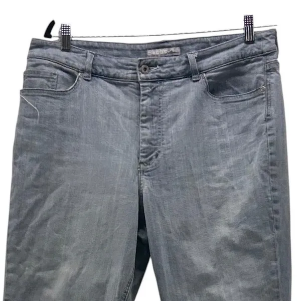 Chicos Bootcut Jeans Light Wash‎ 16 Or 3 Short - Image 3