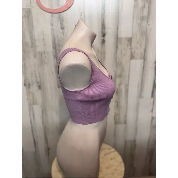 Lilac Ribbed Button - Image 7