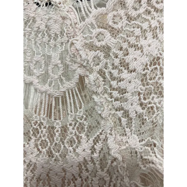 Free People Intimately Delicate Romantic Softgirl Feminine Ivory Lace Slip Dress - Image 11