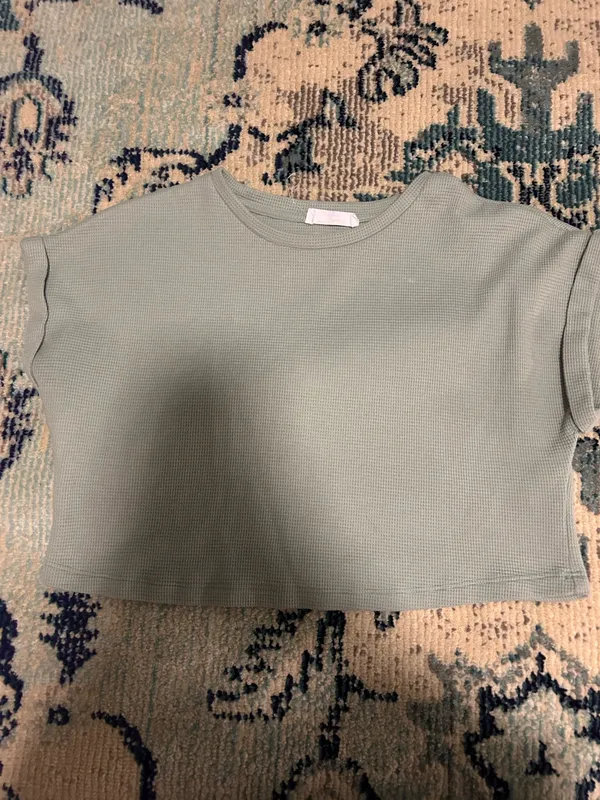 Double Zero Green Crop Top - Image 3