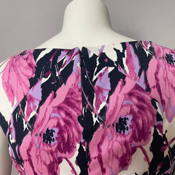 Talbots Sheath Dress Floral Print Size 4 Colorful Professional Office Garden - Image 12