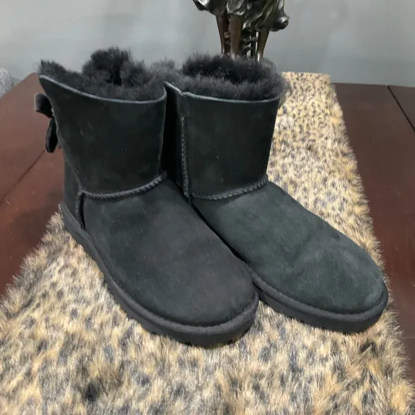 UGG CORDUROY‎ SINGLE BOW BOOTS - Image 7