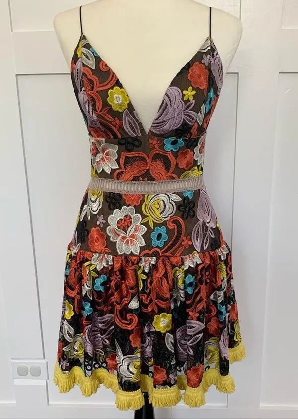 Alexis Yiana Mini Dress in Floral - Image 3