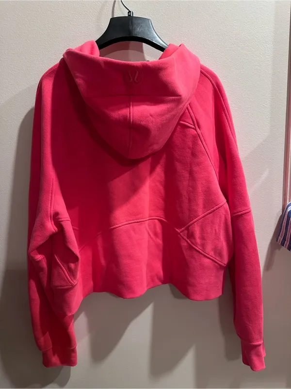 Lululemon Scuba Oversized Half-Zip Hoodie - Pink - Image 4
