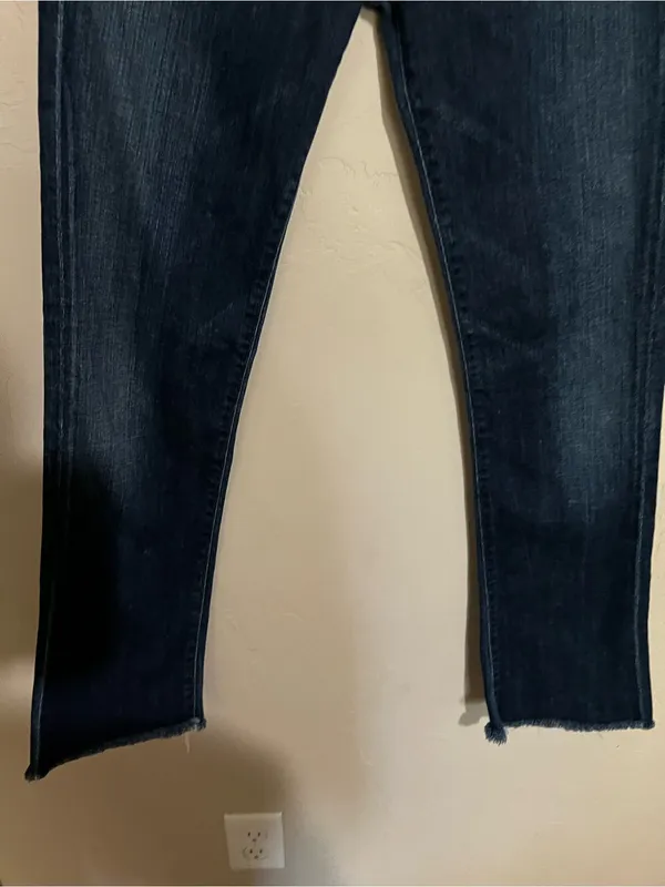 Citizens of Humanity Kelly Low Rise Dark Wash Bootcut‎ Raw Hem Jeans - Image 4