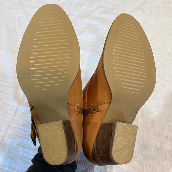 Anthropologie Stivali Maipore Western Ankle Boots Brune 37/ US 6.5/7‎ - Image 10