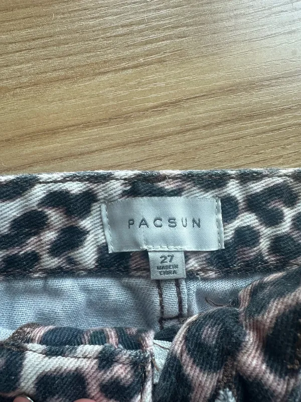 PacSun Mini Skirt Leopard Print - Image 3