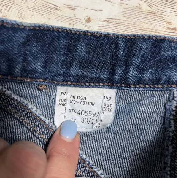 Rocky Mountain Jean Company Rockies High Waisted Western Size 30 11 VTG Pleated - Image 5