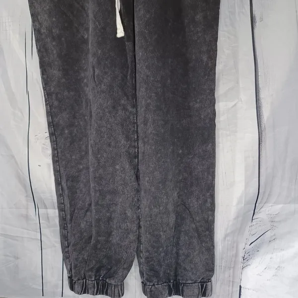 Lane 201 Faded Black Off The Shoulder comfy casual Jumpsuit with Drawstring - Image 7