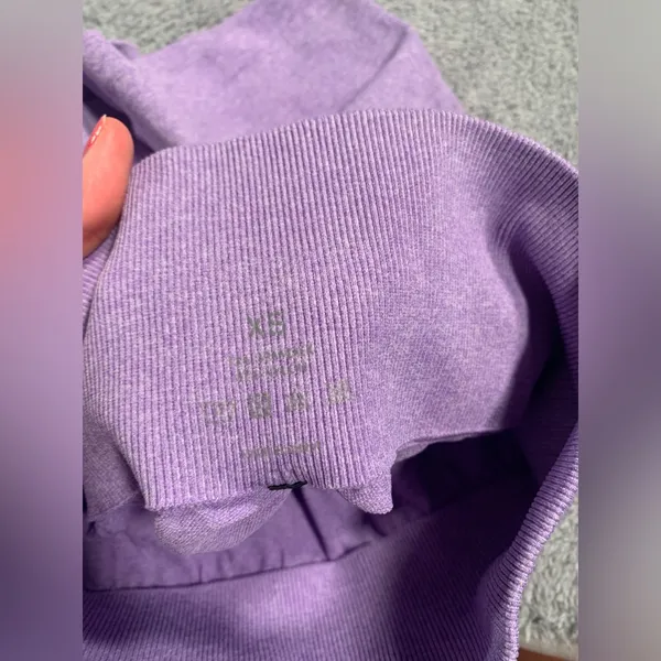 NVGTN purple scrunch shorts XS - Image 4