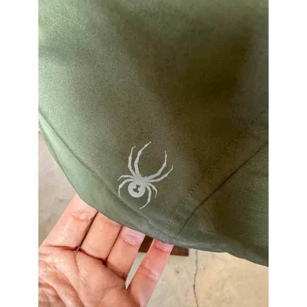 Spyder Coat Women Medium Sage Green Hooded Insulated Explorer Parka Outdoor‎ - Image 9
