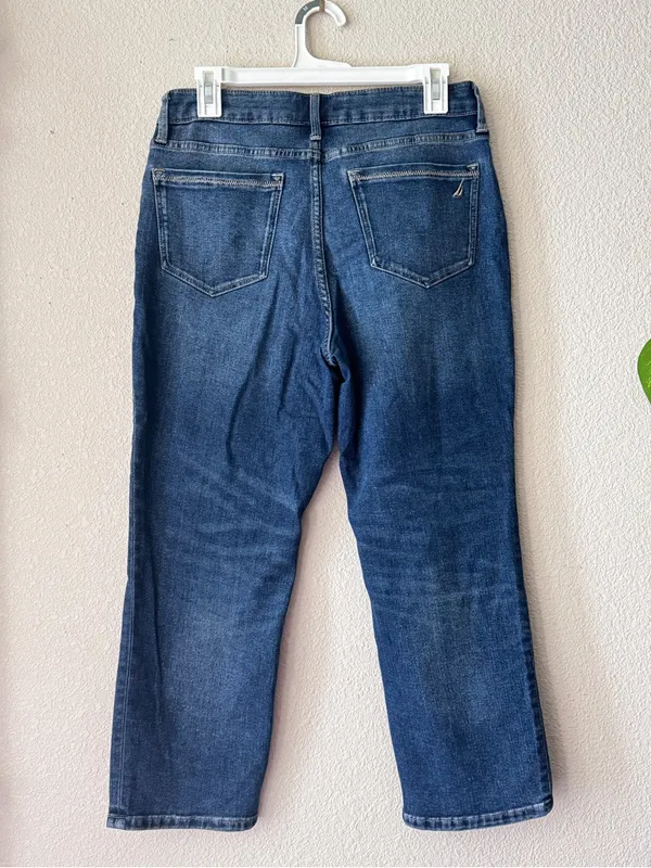 Nautica Dark Blue Straight-Leg Women’s Jeans - Image 2