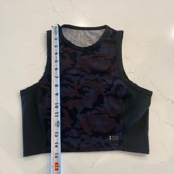 Splits59 Camo Crop Tank Top Workout‎ Top Size XS - Image 6