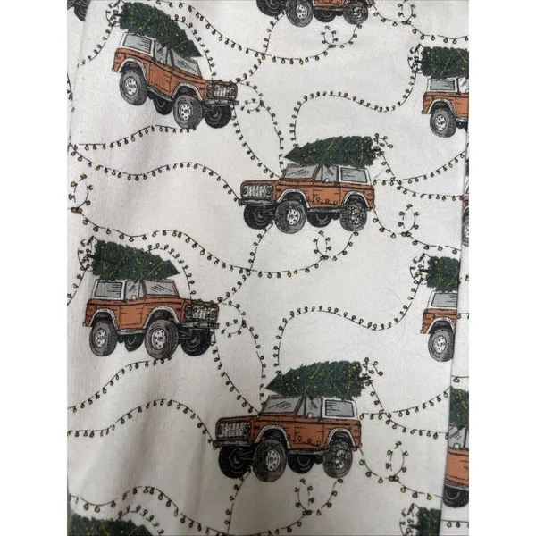 American Eagle XS Christmas Tree Car Jogger Sweatpants‎ Fleece Holiday Lounge - Image 4