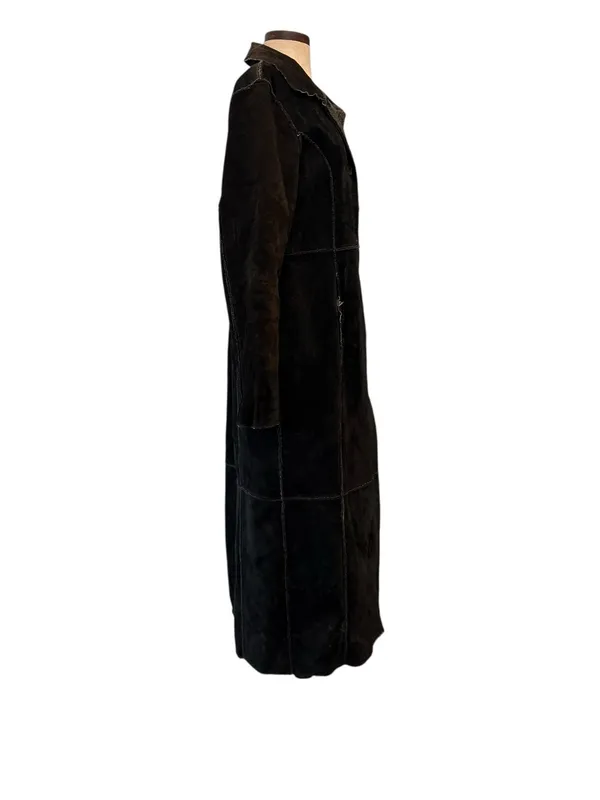 Vintage D’ Carlo y2k vintage suede leather duster coat gothic - Image 5