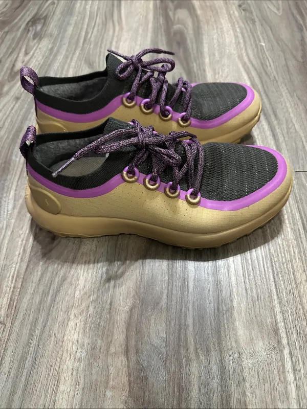allbirds Purple and Tan Athletic Sneakers - Image 7